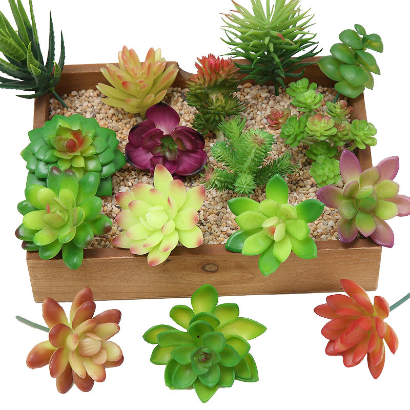 Bonsai Garden Mini - 2021 sztuczne sukulenty rośliny wystrój domu