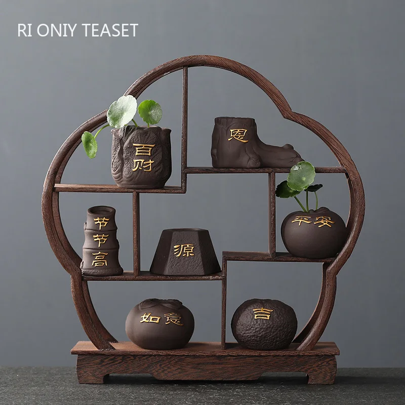 Kreatywna fioletowa gliniana h – Bonsai Garden Pot recenzja i cena