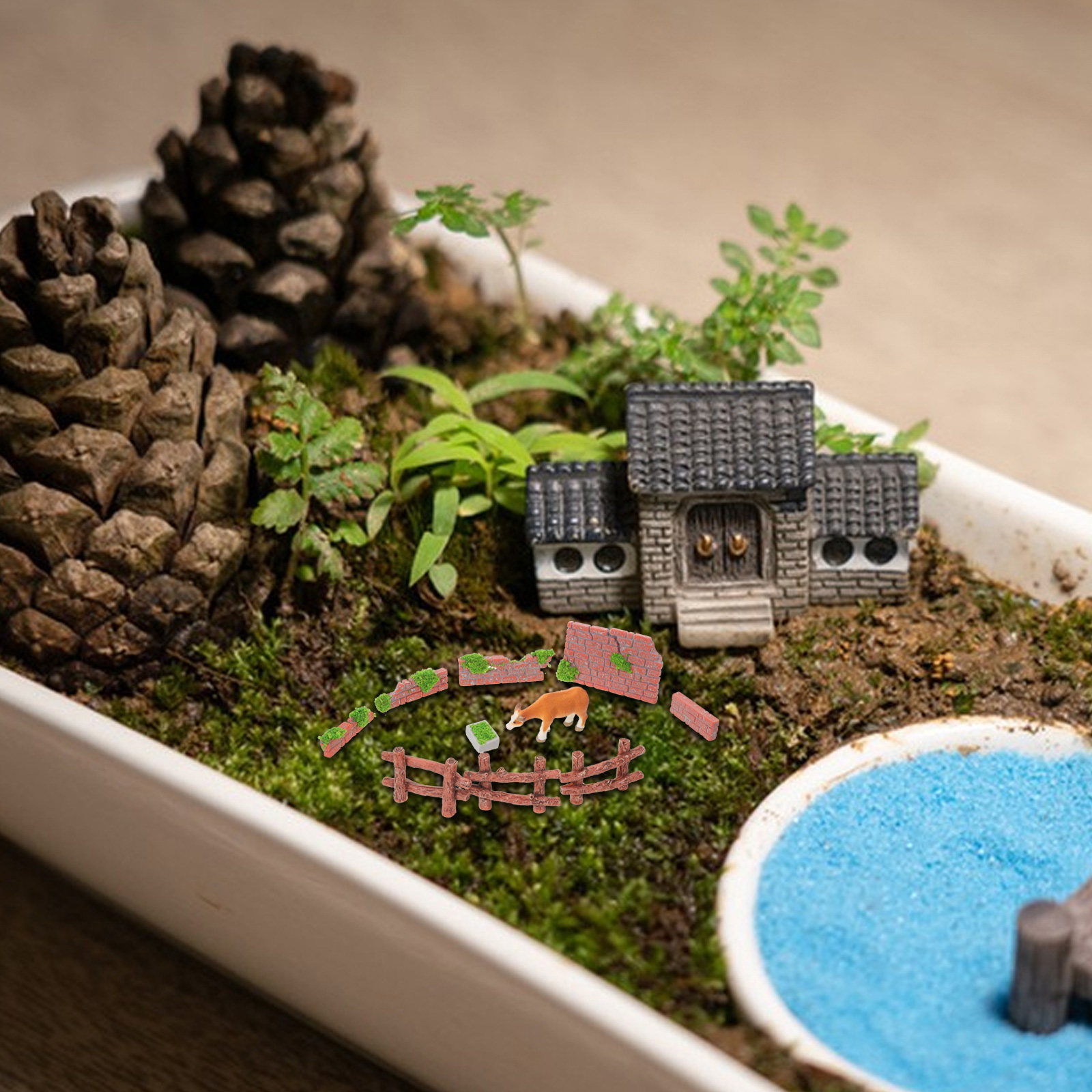 16 szt. Miniaturowe elementy o – Bonsai Garden Landscape Design recenzja i cena