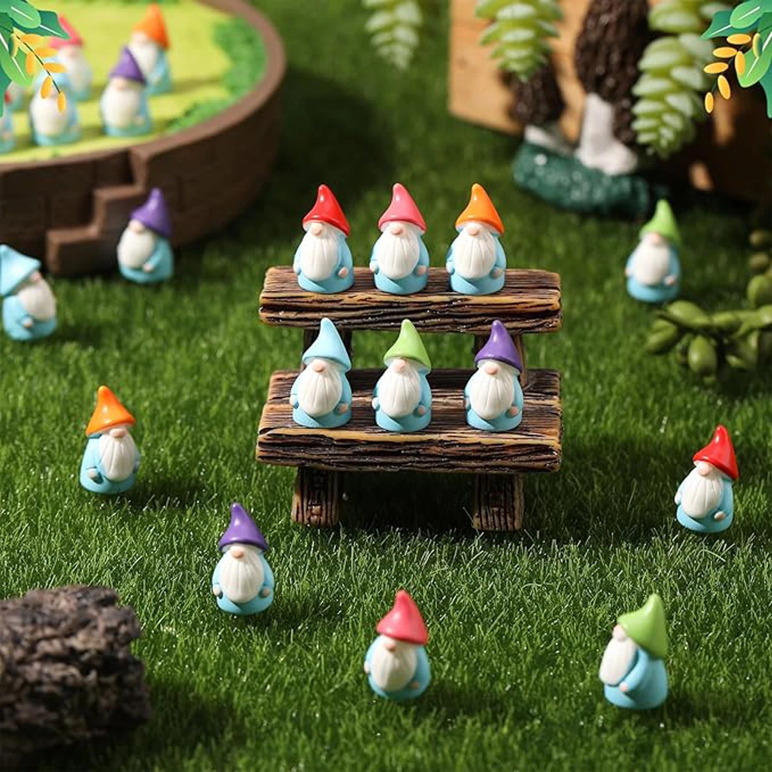 Miniaturowe figurki gnomów z ż – Bonsai Garden Mini recenzja i cena
