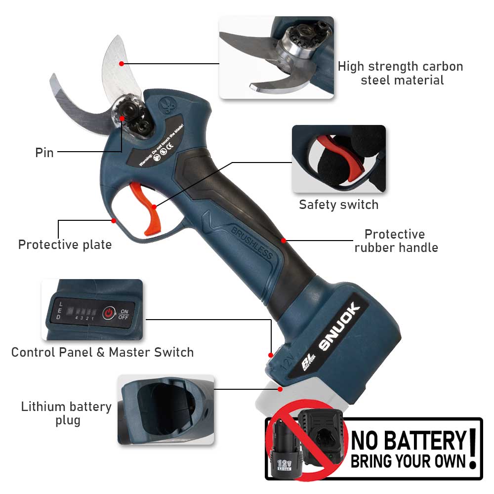 SNUOK 12V Bezszczotkowe Elektr – Bonsai Garden Tools recenzja i cena