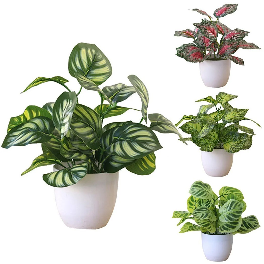 1PC Sztuczne liście Doniczka B – Bonsai Garden Mini recenzja i cena