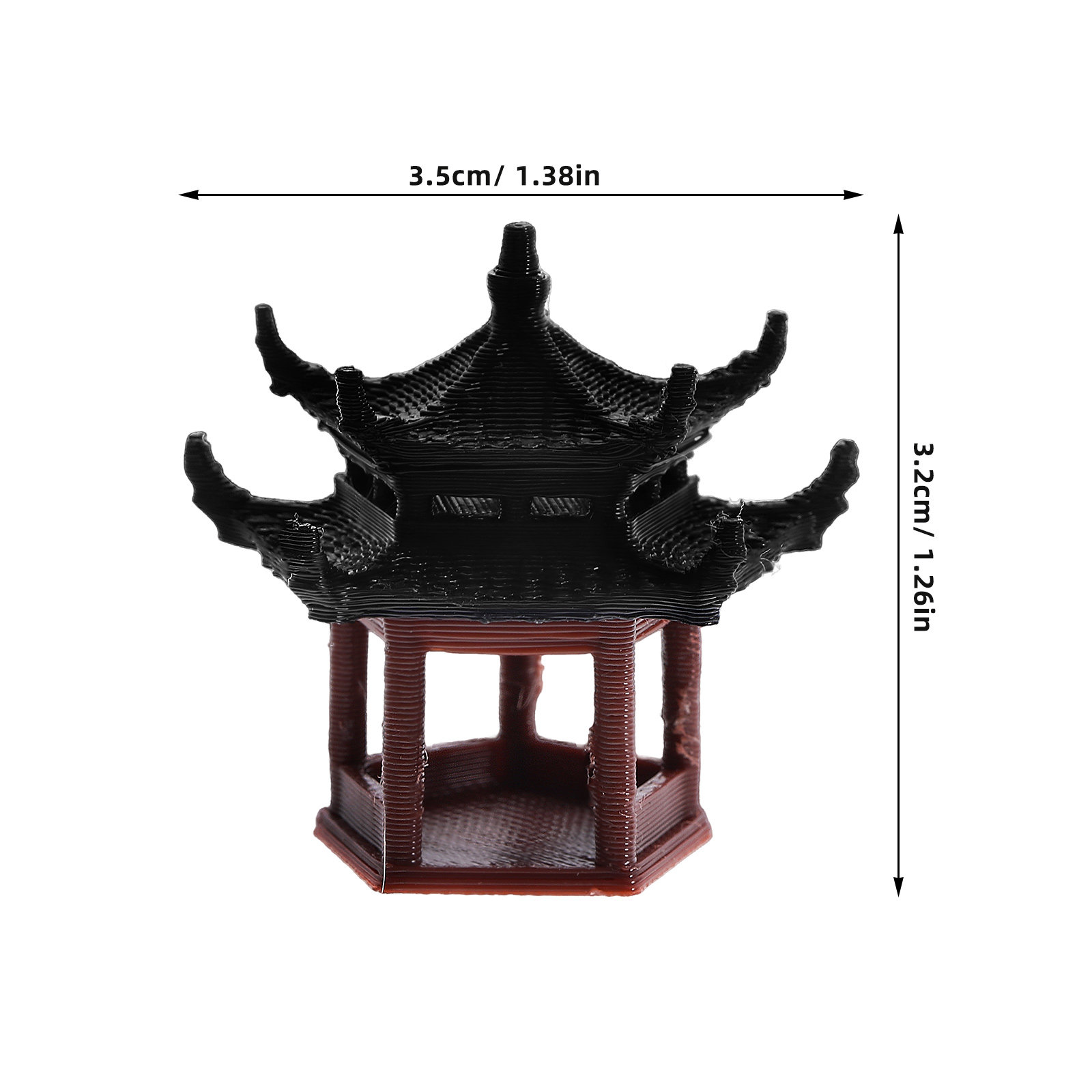 Statuetka Mini Pagody Pawilonu – Bonsai Garden Landscape Design recenzja i cena