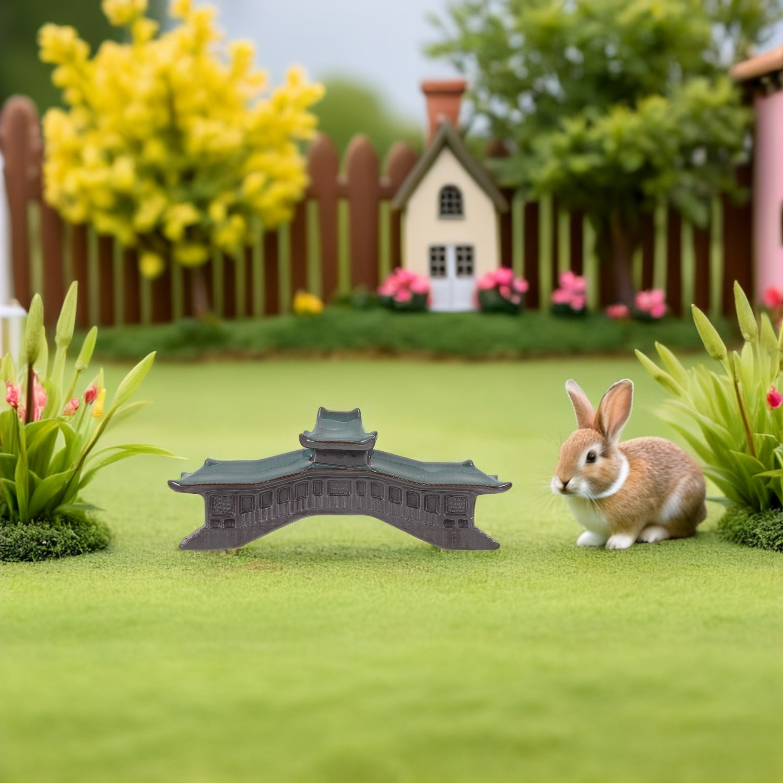 Miniaturowy mostek, azjatycki  – Bonsai Garden Landscape Design recenzja i cena